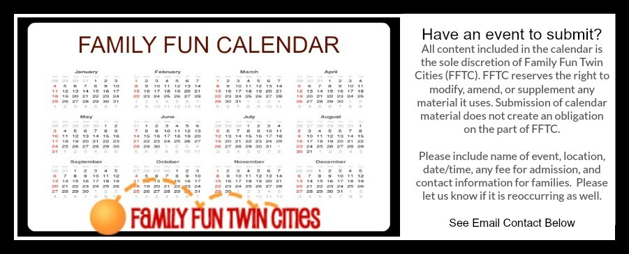 Family Fun Calendar on FamilyFunTwinCities.com