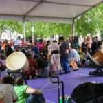 Drum Demonstration at Flint Hills Children's Festival