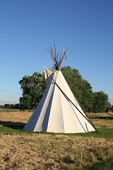 Tipi at the The Gibbs Museum in St. Paul Minnesota - Visit for Indigenous Peoples Day in the Twin Cities