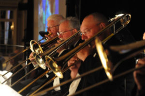 Horn section of an orchestra