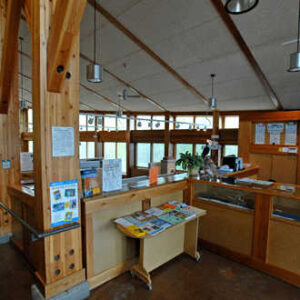 Interior of Carl Kroening Interpretive Center