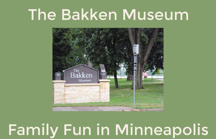 Sign at the entrance of the Bakken Museum in Minneapolis, Minnesota - The Bakken Museum - Family Fun in Minneapolis
