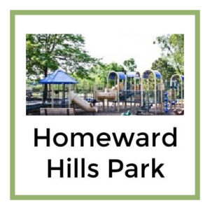 Playground at Homeward Hills Park in Eden Prairie, Minnesota