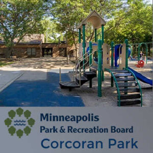 Playground at Corcoran Park in Minneapolis, MN