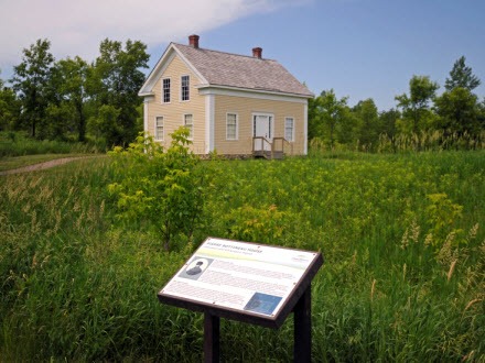 Historic Pierre Bottineau House in Maplewood Minnesota