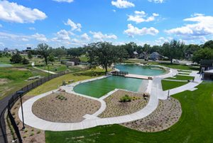 This is so cool! Webber Natural Swimming Pool is the first of its kind in North America.