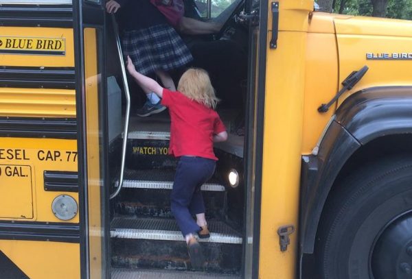 Kids getting on school bus! What do you do when there is bullying on that bus or at school?