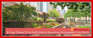 Summer Blooms in Peavey Plaza, Downtown Minneapolis, Minnesota - 10 Free Things to Do With Kids in Downtown Minneapolis This Month
