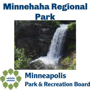 Minnehaha Falls in Minnehaha Regional Park, Minneapolis, MN