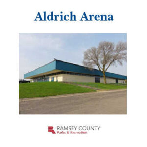 Exterior view of Aldrich Arena in Maplewood Minnesota