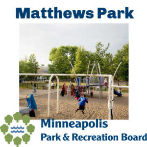 Playground at Matthews park in Minneapolis, MN