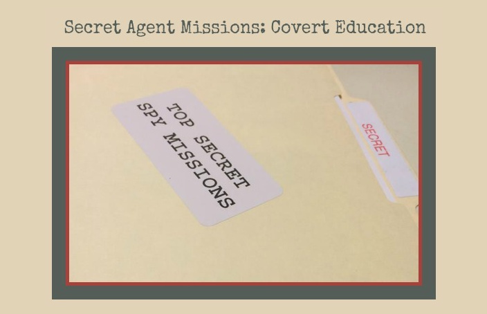 Great ideas for sneaking learning into secret agent play