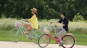 family bike ride, twin cities