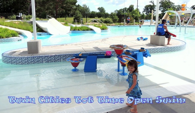 The Bloomington Family Aquatic Center offers a tot time open swim.
