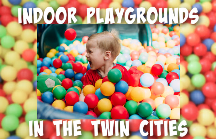 Collage of Indoor Playgrounds in the Twin Cities, Minnesota "FFTC's Guide to Twin Cities Indoor Playgrounds"