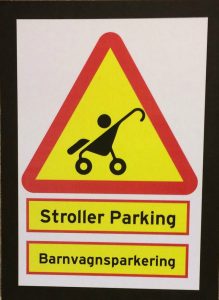 Stroller Parking at the American Swedish Institute