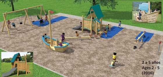 Proposed Equipment at Powderhorn Park Northwest Playground