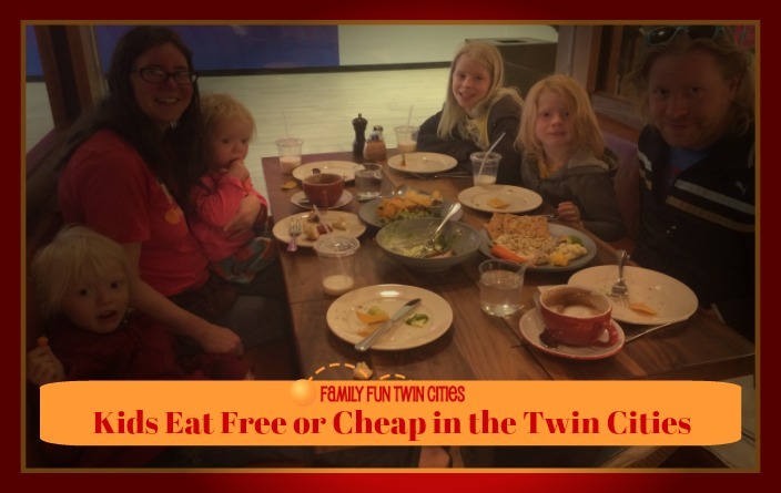 Kids Eat Free or Cheap Twin Cities List