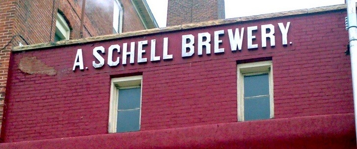 Exterior of August Schell Brewery in New Ulm Minnesota