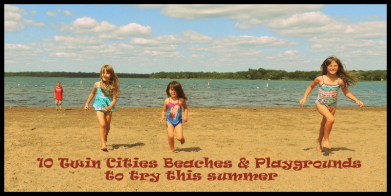Kids running on beach - Twin Cities Beach and Play Areas to try this summer.