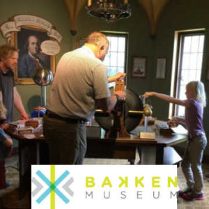 Family Visiting the Bakken Museum in Minneapolis Minnesota