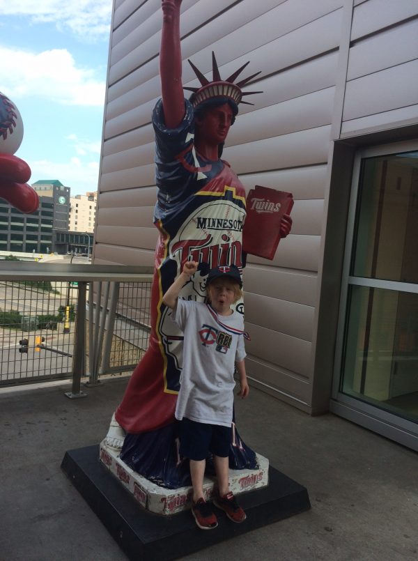 Target Field Statue of Liberty