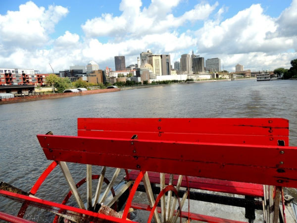 Paddle on a Padelford Riverboat at Harriet Island Park in Saint Paul Minnesota