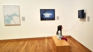 Girl at Weisman Art Museum