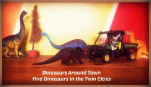 Toy Dinosaur Diorama - Dinosaurs Around Town - Find Dinosaurs in the Twin Cities