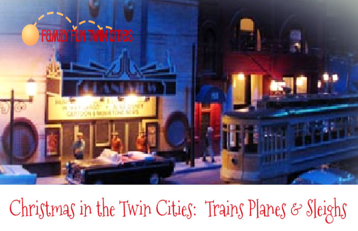 Banner for Christmas in the Twin Cities: Planes, Trains & Sleighs on Family Fun Twin Cities website.