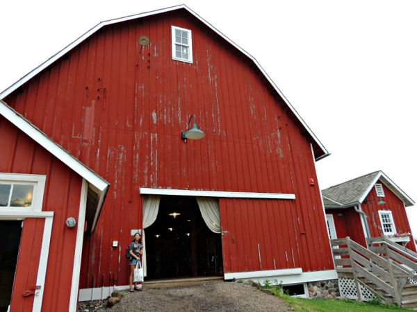 Big Red Barn at Bruentrup Historical Farm in Maplewood Minnesota