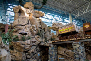 Hoe at Moose Mountain Adventure Golf mini golf at the Mall of America in Bloomington, Minnesota