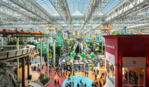East Entrance of Nickelodeon Universe at the Mall of America in Bloomington Minnesota