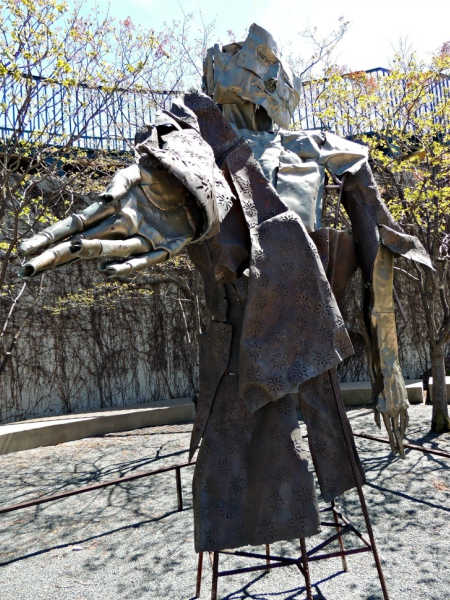 Hephaestus sculpture by Matthew Monahan found in the Minneapolis Sculpture Garden in Minneapolis, Minnesota