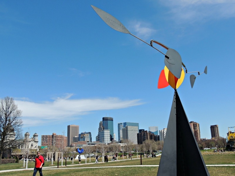 The Spinner by Alexander Calder in the Minneapolis Sculpture Garden, Minneapolis, MN