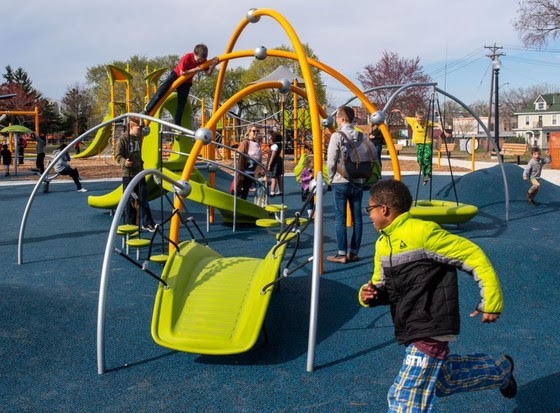 2019 updates to Peavey Park Playground, Minneapolis MN