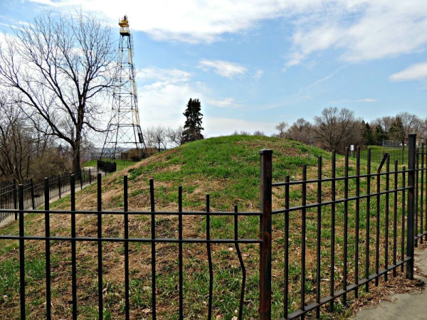 One of six burial mounds found in Indian Mounds Park, Saint Paul, MN