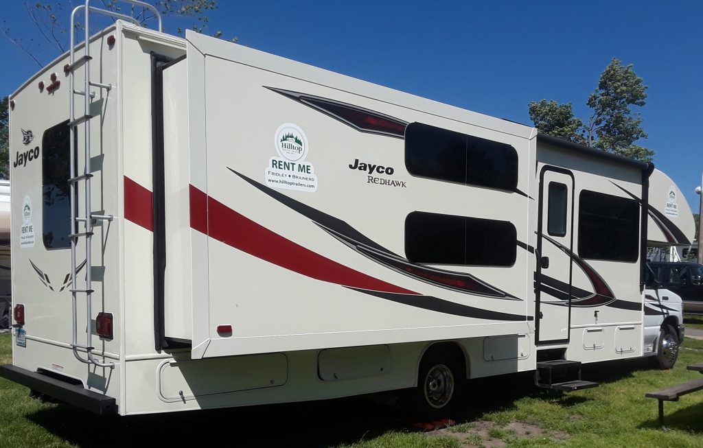 rv camper provided for the review