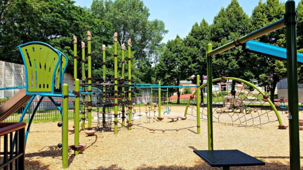 Playground at Luxton Park in Minneapolis MN