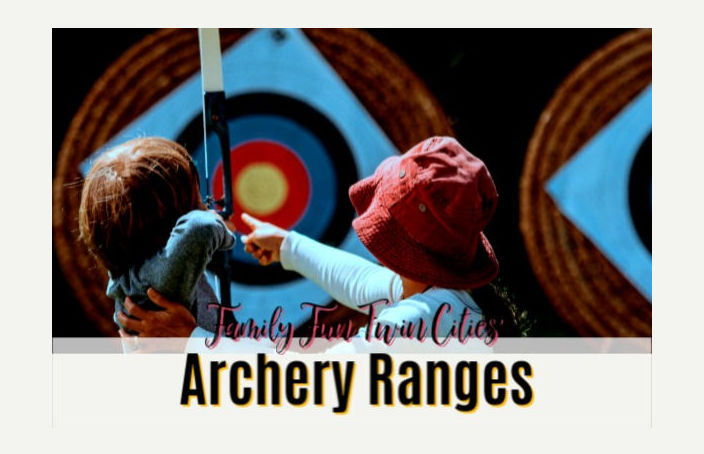 Kids Shooting at Archery Target. Family Fun Twin Cities Guide to Archery Ranges