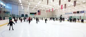 Public Ice Skating at The Rec Center in St. Louis Park, Minnesota. Image courtesy of the City of St. Louis Park.