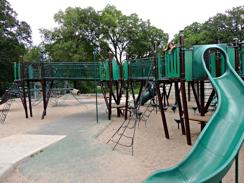 Playground at Lake Harriet Park in Minneapolis Minnesota