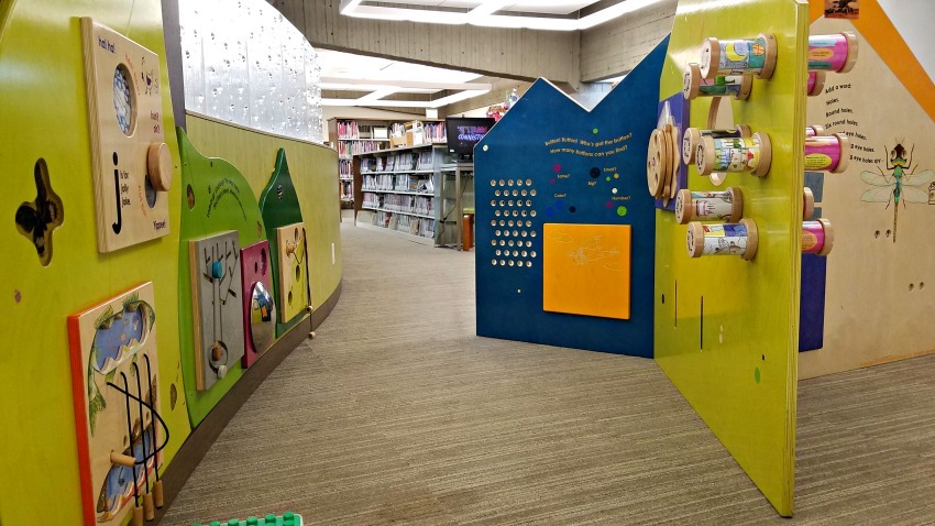 Children's Area of Sun Ray Library in Saint Paul, MN