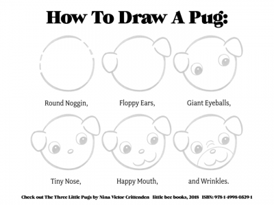 How to Draw Pugs Like Nina Crittenden