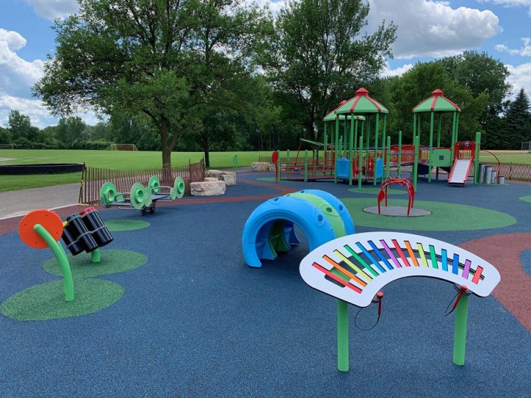 Red Oak Park Inclusive Playground in Burnsville Minnesota