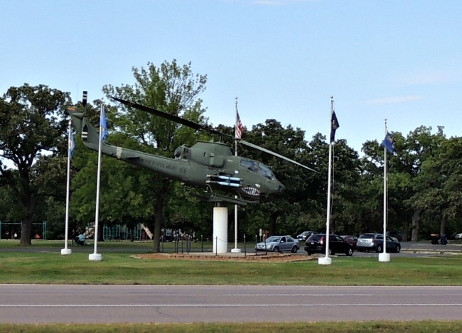 Helicopter Memorial in Shakopee Memorial Park, Shakopee, Minnesota