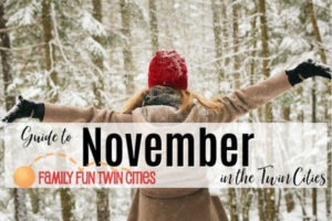 Family Fun Twin Cities Guide to November in the Twin Cities Banner
