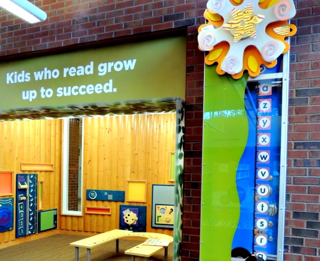 Children's Space at Galaxie Library in Apple Valley Minnesota "Kids who read grow up to succeed."