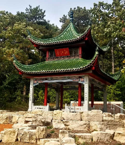 The Xiang Jiang Pavilion in Phalen Park, Saint Paul, Minnesota