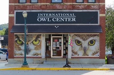 Exterior of International Owl Center in Houston Minnesota